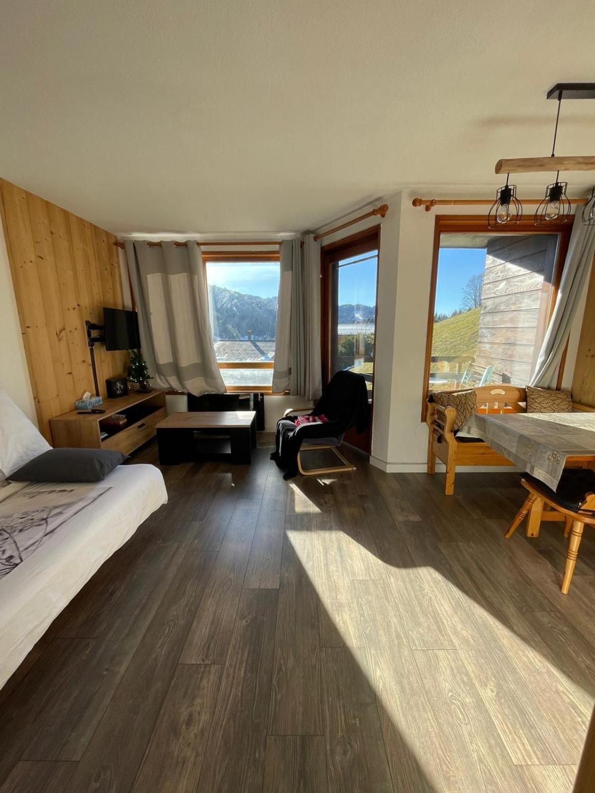 Studio Cabine Cosy A 5Min A Pieds Des Pistes Et Du Centre Ville Les Gets Eksteriør bilde